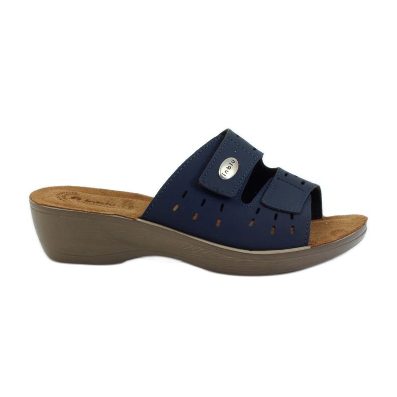 Cunha de velcro Inblu PL029 azul marinho