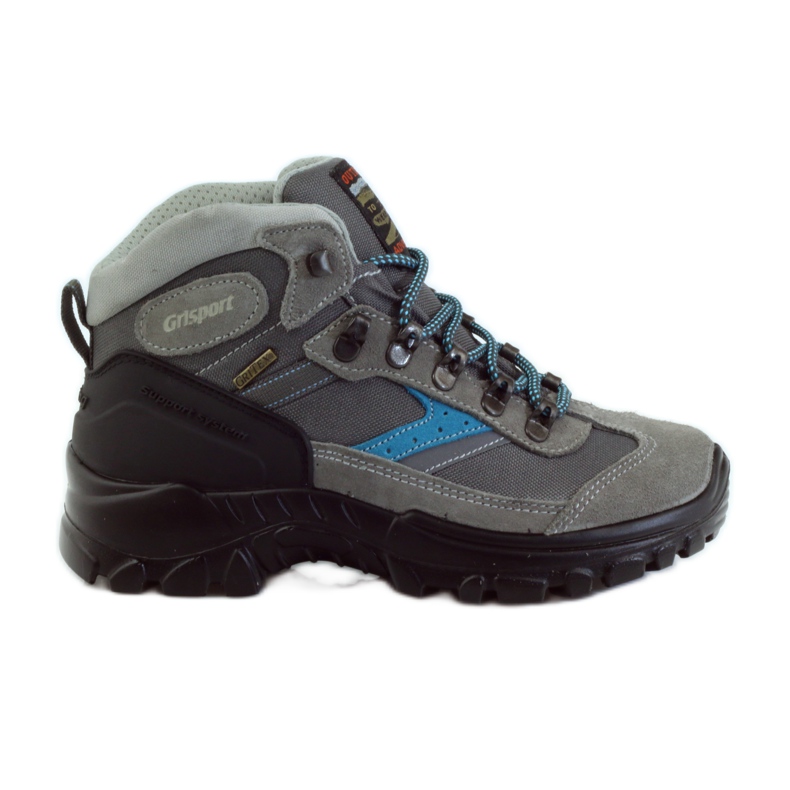 Tênis de trekking Grisport preto azul cinza