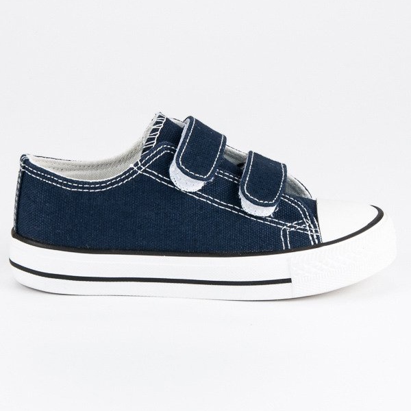 Tênis de velcro infantil azul marinho