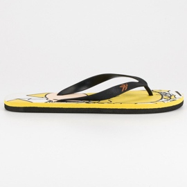 Ax Boxing Flip-flops confortáveis amarelo preto Ax Boxing Flip-flops confortáveis amarelo preto
