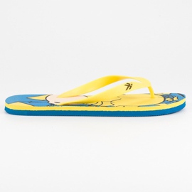 Ax Boxing Flip-flops confortáveis amarelo azul