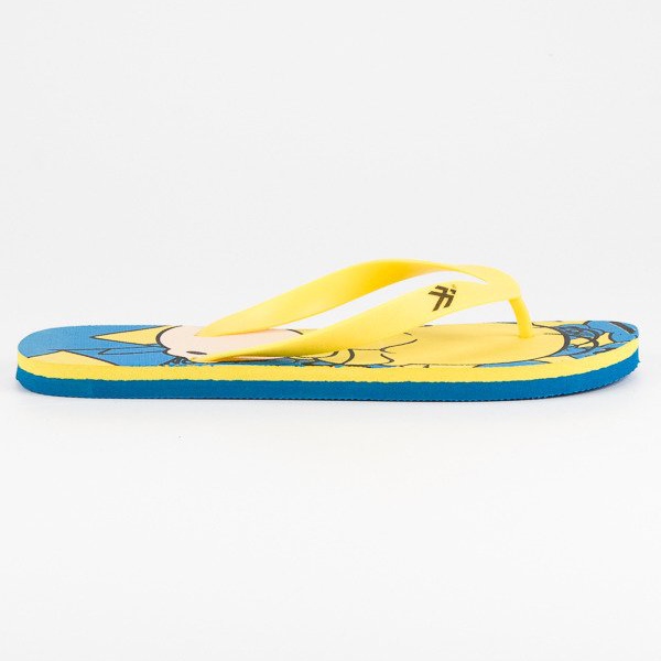Ax Boxing Flip-flops confortáveis amarelo azul
