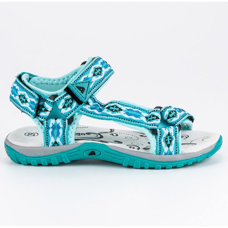 American Club Nabos americanos sandálias verde