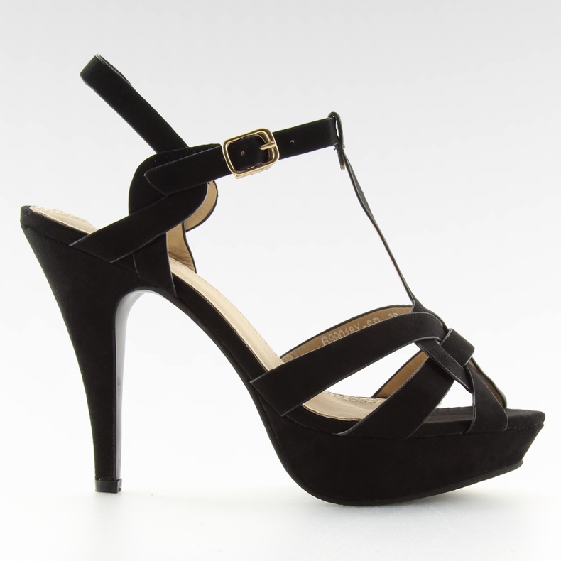 Preto Preto Sandálias de salto alto B99018Y-SP preto