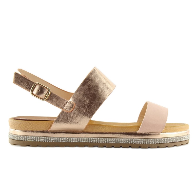 Sandálias femininas rosa SL88P Rosa