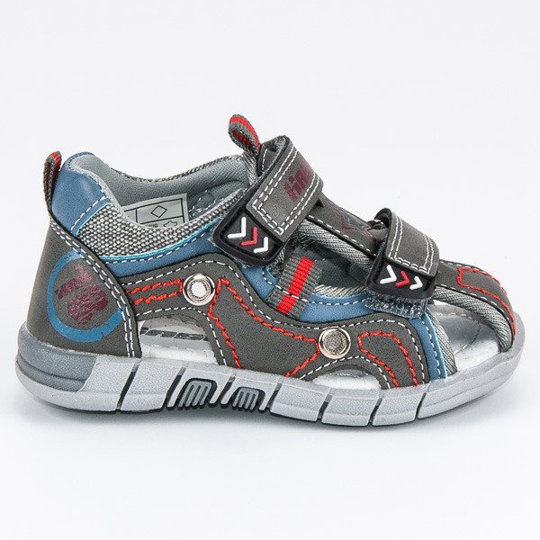 Hasby Sandálias infantis embutidas cinza