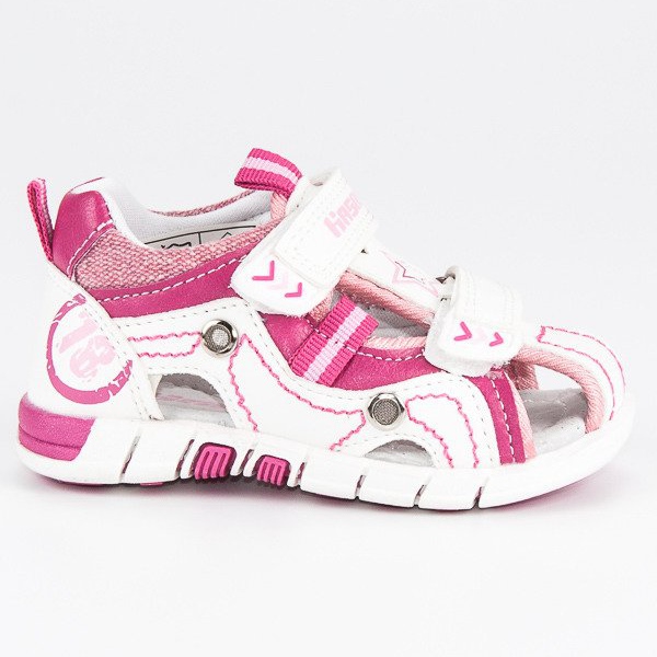 Hasby Sandálias infantis embutidas branco