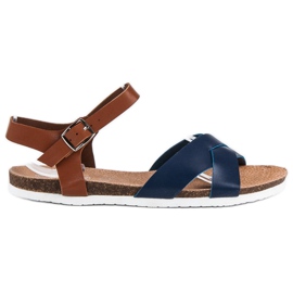 American Club sandálias americanas confortáveis marrom