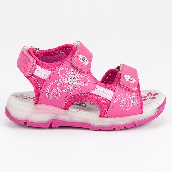 American Club Sandálias americanas rosa