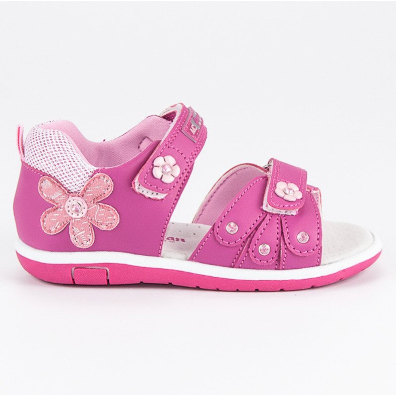 American Club Sandálias americanas para meninas rosa