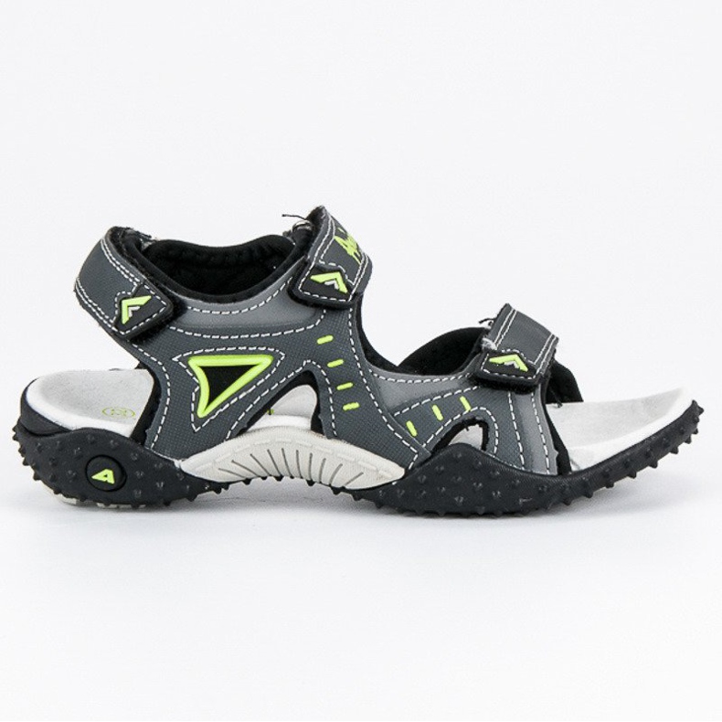 American Club Sandálias americanas confortáveis cinza