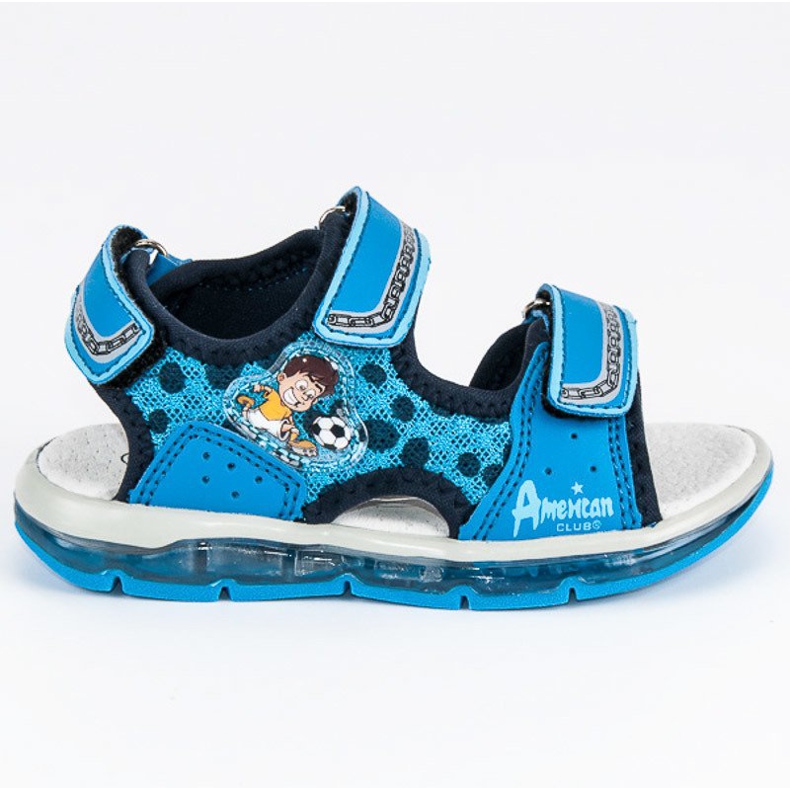 American Club Sandálias dos Meninos Americanos azul