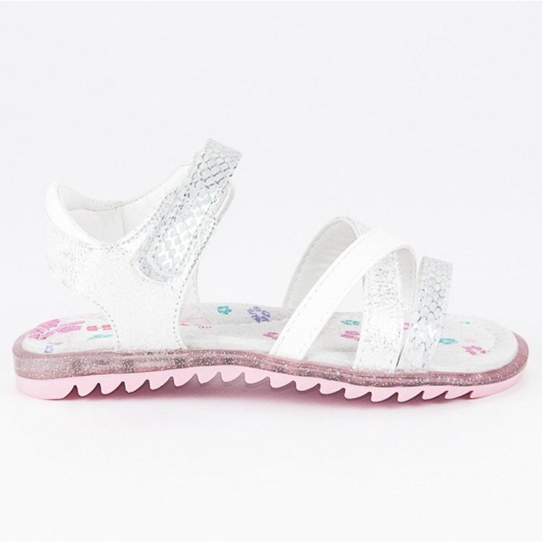 Hasby Sandálias de velcro branco