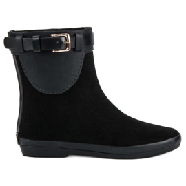 Kylie Low Wellies feminino preto