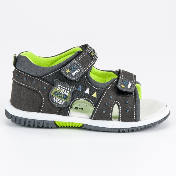 American Club Sandálias de verão americanas cinza