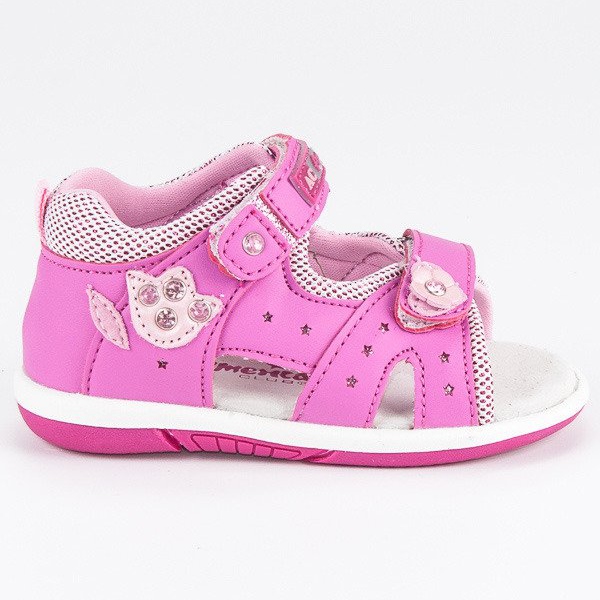 American Club Sandálias de menina americana rosa
