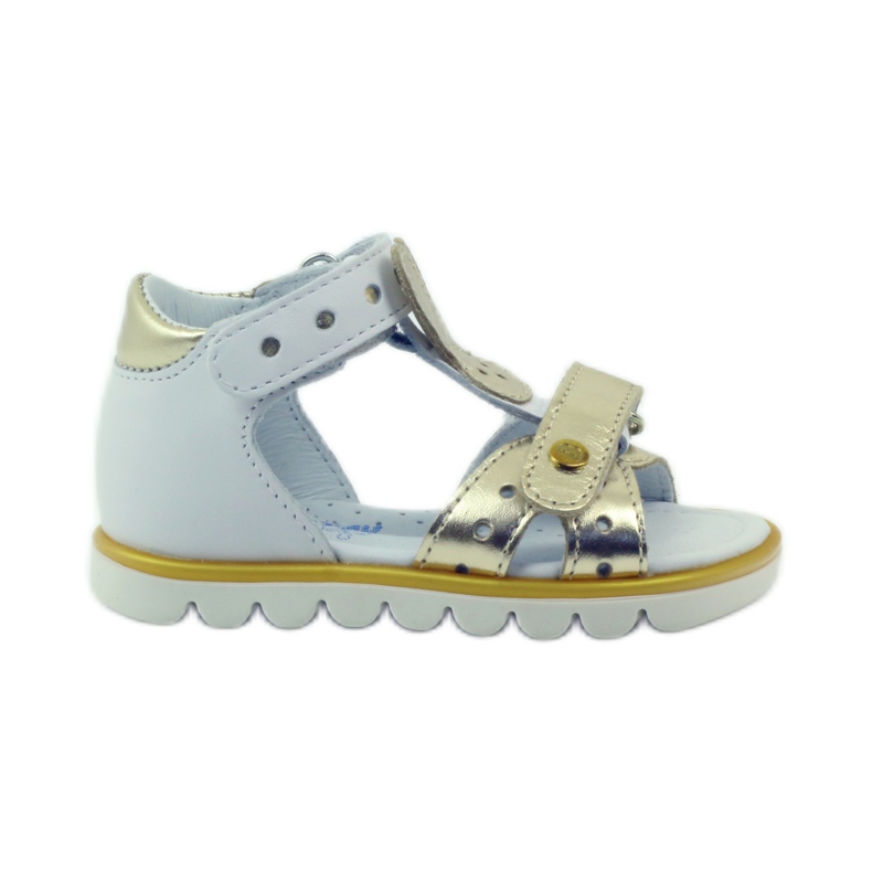 BARTEK SANDALKI APLICAÇÃO RABBIT Flexível 31491 White/Gold branco BARTEK SANDALKI APLICAÇÃO RABBIT Flexível 31491 White/Gold branco