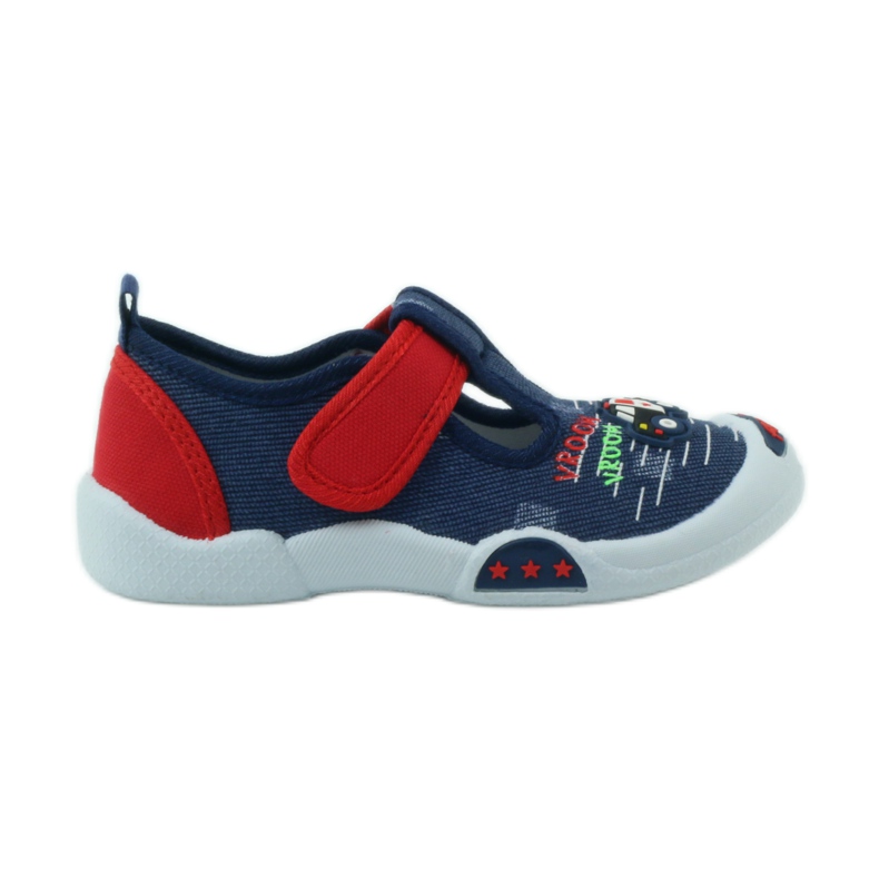 American Club Palmilha de couro de tênis infantil americano vermelho azul marinho