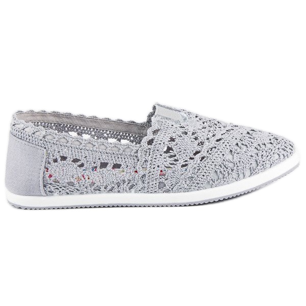 Bailarinas de renda cinza