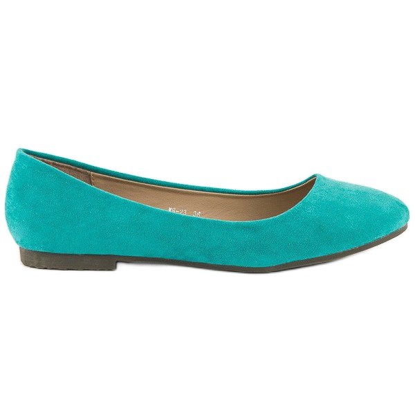 Claudia bailarinas de primavera feminina verde