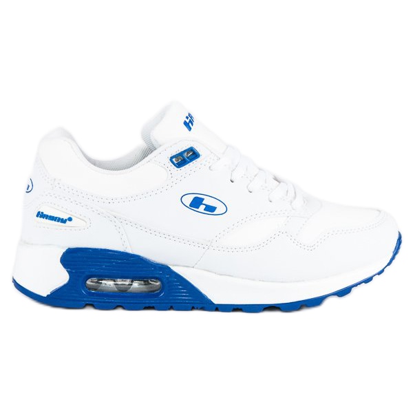 Hasby sapatos esportivos amarrados brancos