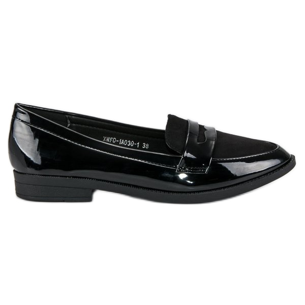 Best Shoes Mocassins lacados a preto