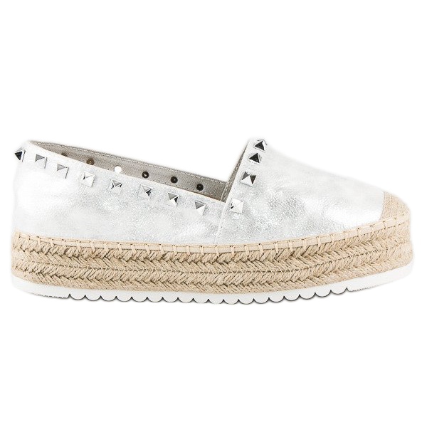 Forever Folie Alpargatas na plataforma cinza