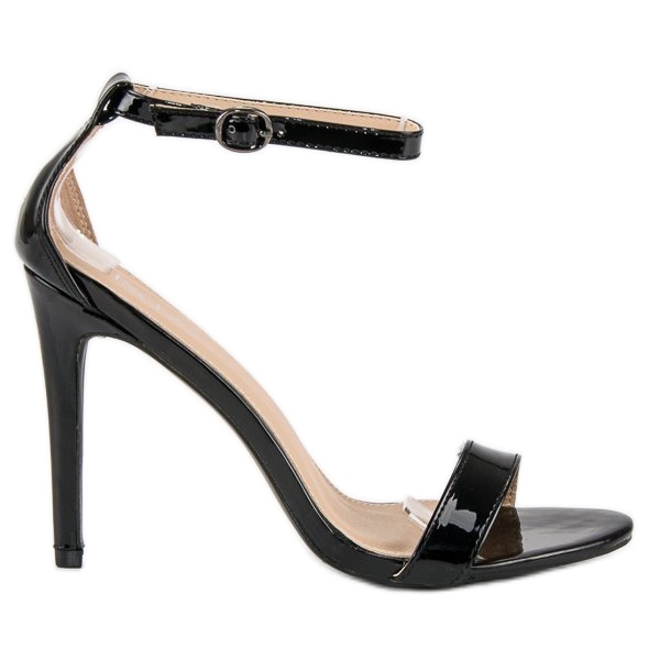 Vinceza Sandálias de salto alto preto