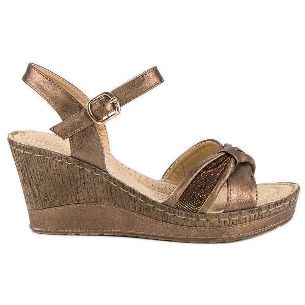 Sandálias marrom vinceza castanho