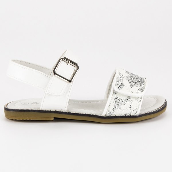 American Club Sandálias americanas brancas branco