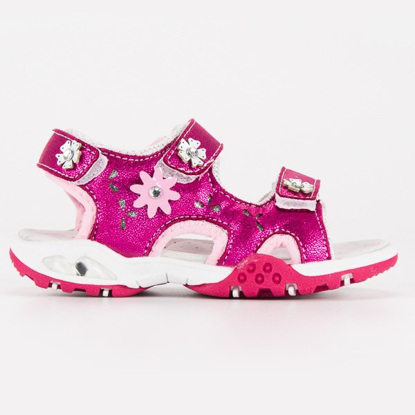 American Club Sandálias americanas rosa