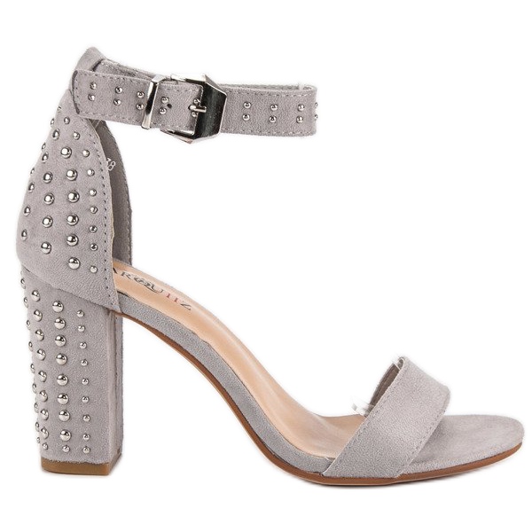 Marquiz sandálias cinzentas de senhora cinza