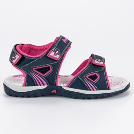 American Club Sandálias americanas de velcro azul American Club Sandálias americanas de velcro azul