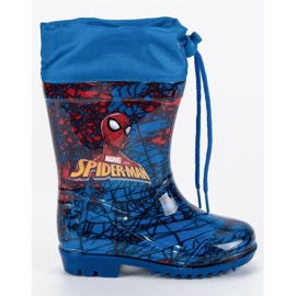 Wellingtons com cordão SPIDER-MAN azul