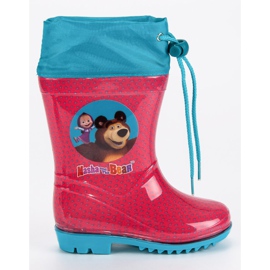 Galochas com o Masha e o Urso rosa Galochas com o Masha e o Urso rosa