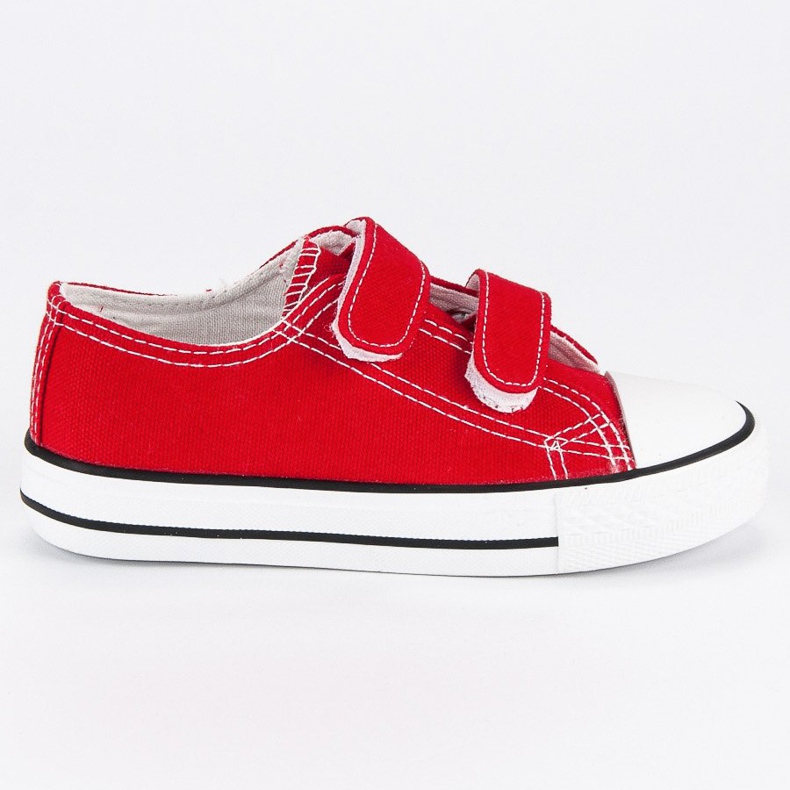 Tênis de velcro infantil vermelho
