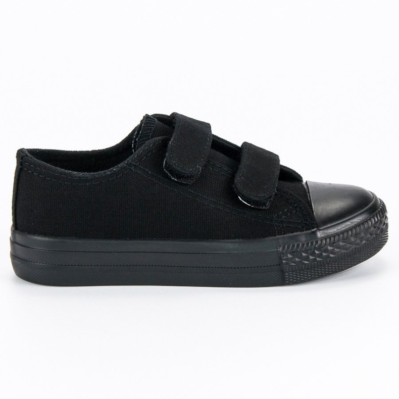 Tênis de velcro infantil preto