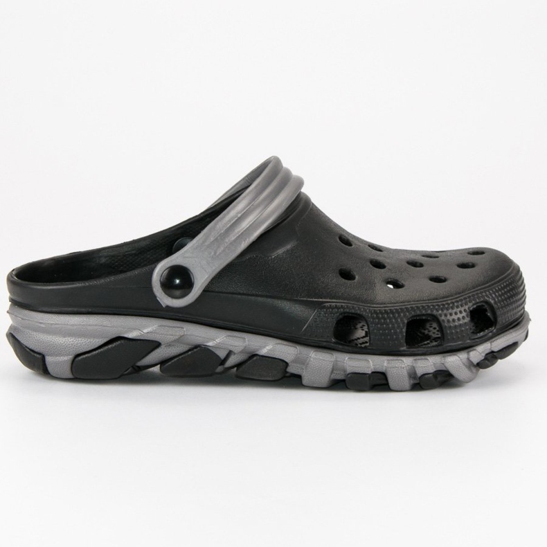 Hasby Chinelos dos homens negros preto