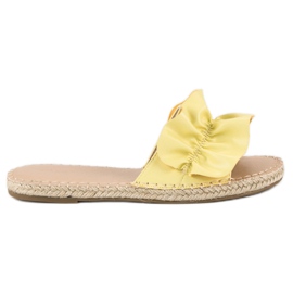 Vices Vícios de alpargatas amarelas amarelo