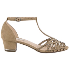 Corina Sandálias de salto baixo marrom