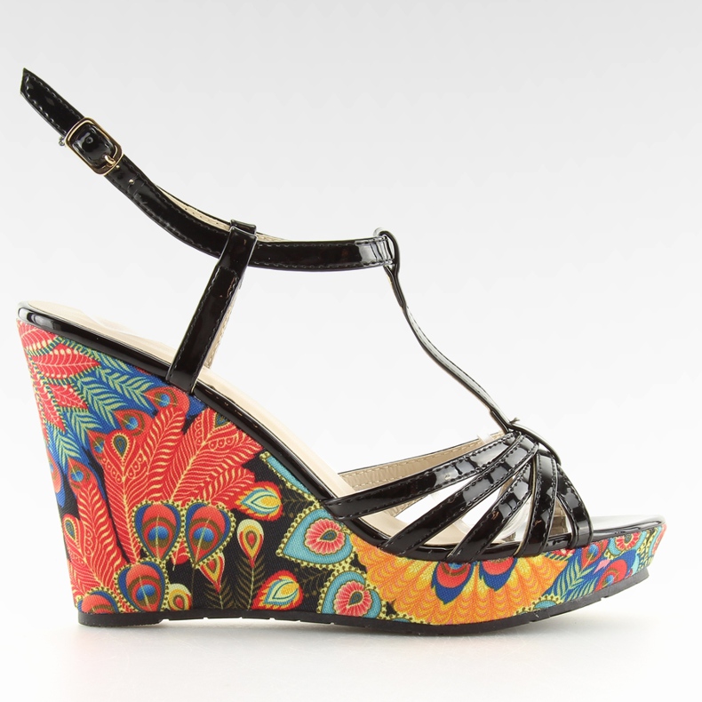 Sandálias pretas pretas BL201 pretas preto