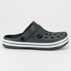 Flip-flops confortáveis ​​para o verão cinza