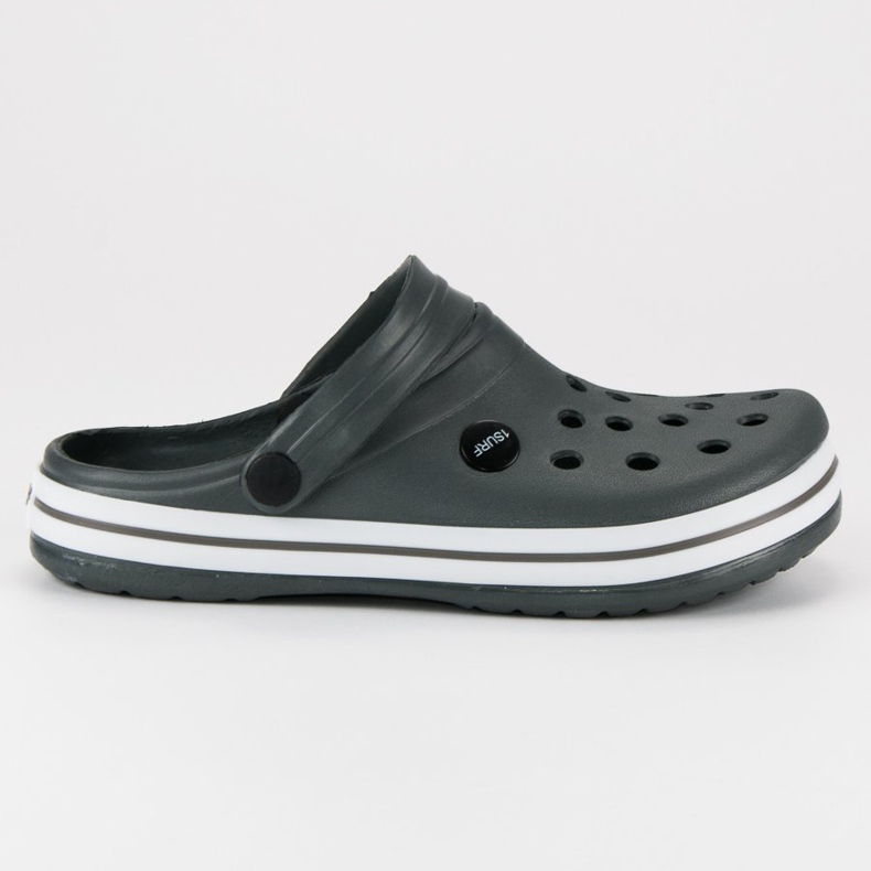 Flip-flops confortáveis ​​para o verão cinza