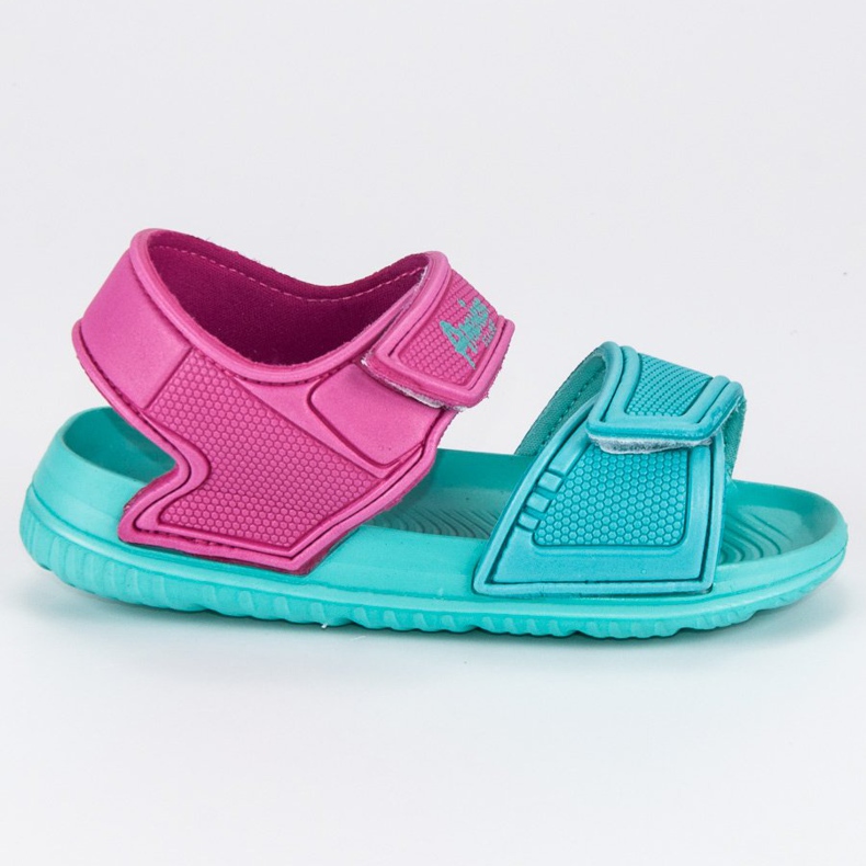 American Club Sandálias americanas de velcro verde