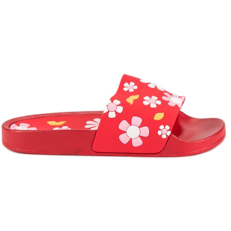 Vices VICE Chinelos Com Flores vermelho