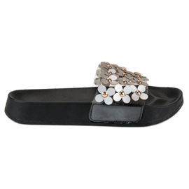 Vices Chinelos elegantes de vícios meliski cinza Vices Chinelos elegantes de vícios meliski cinza