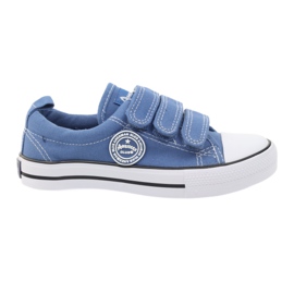 American Club Tênis americano azul com velcro