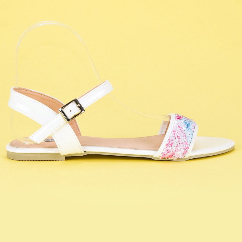 Vices Vícios de sandálias brancas branco