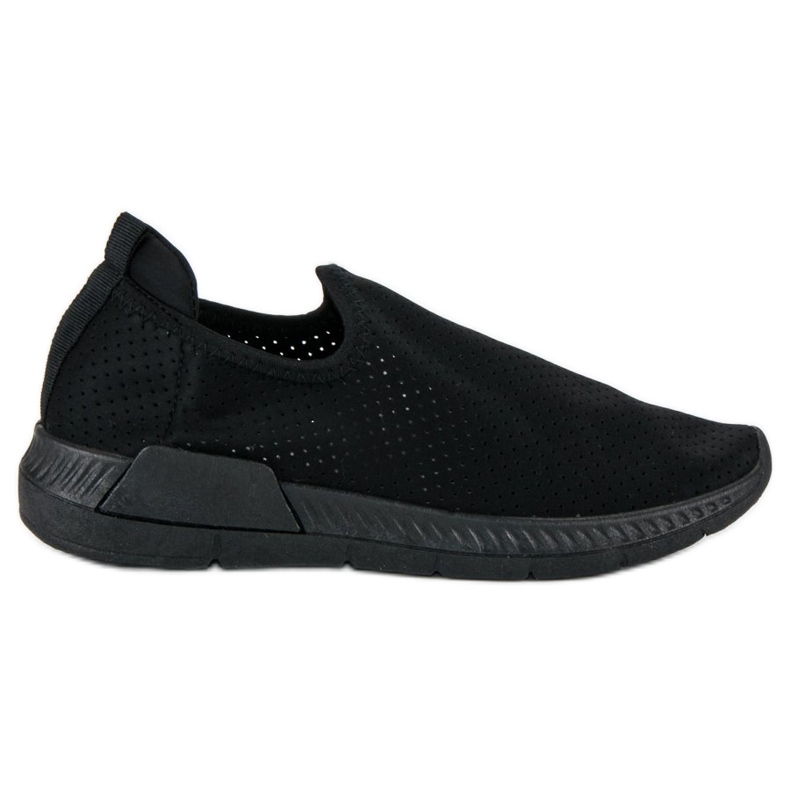 Tênis esportivo a céu aberto e slip-on preto