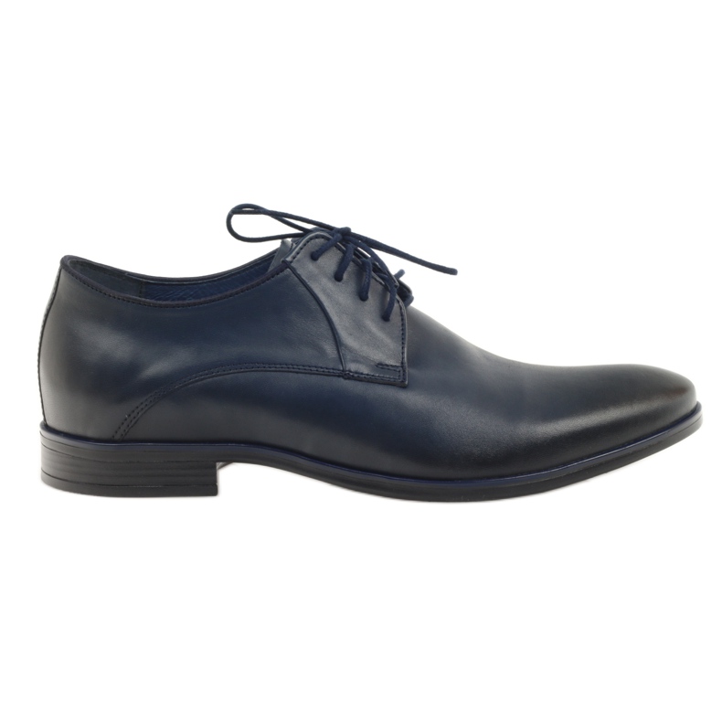 Sapatos formais masculinos de nikopol 1644 azul marinho